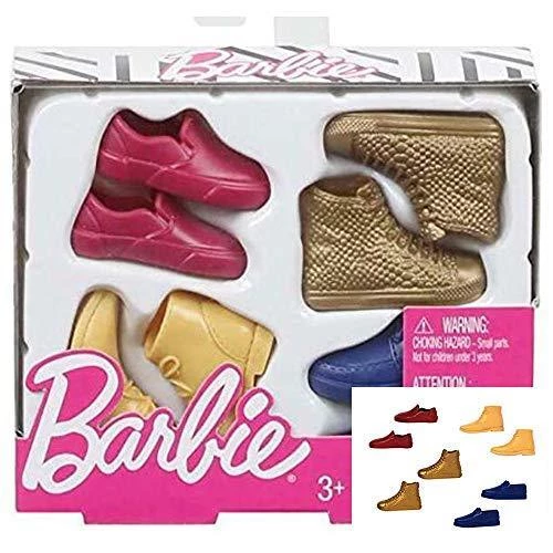 Toy Choo Choo Barbie Ken Men's Shoes Pack 4 Toy Choo Choo Barbie Ken Men's Shoes Pack