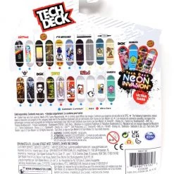 Tech Deck Neon Invasion Sk8mafia Skateboards 2021 Series Jimmy Cao Gone Bananas Skate And Scratch Ultra Rare Complete Fingerboard