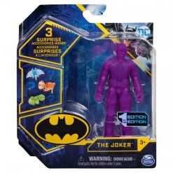 DC Comics The Joker Translucent Purple Variant 4-inch Action Figure With 3 Mystery Accessories, 1st Edition