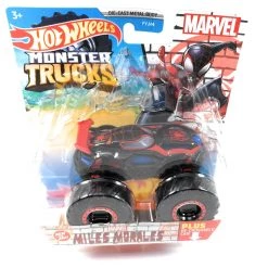 Hot Wheels Monster Trucks Marvel Miles Morales 1:64 Scale Vehicle 5 Hot Wheels Monster Trucks Marvel Miles Morales 1:64 Scale Vehicle