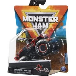Spin Master Monster Jam Northern Nightmare Monster Truck With Wheelie Bar 1:64 Scale Legacy Trucks Series 20