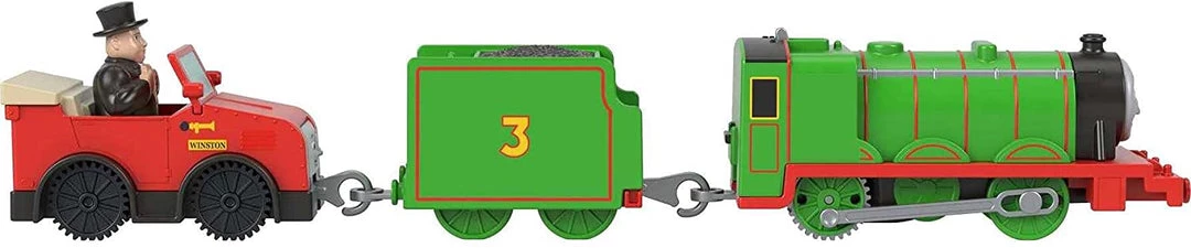 Thomas & Friends Motorized Train Henry & Winston With Sir Topham Hatt 2 Thomas & Friends Motorized Train Henry & Winston With Sir Topham Hatt