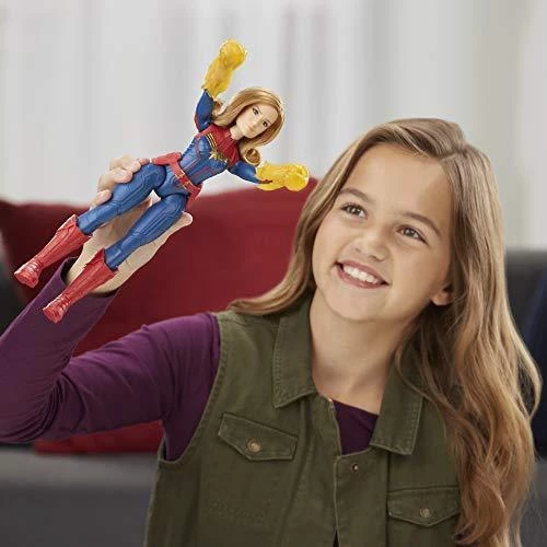 Toy Choo Choo Captain Marvel Movie Cosmic Captain Super Hero Doll (Ages 6 & Up) 4 Toy Choo Choo Captain Marvel Movie Cosmic Captain Super Hero Doll (Ages 6 & Up)