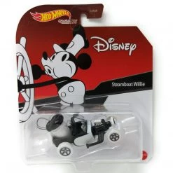 Mattel Hot Wheels Character Cars Disney Steamboat Willie 1:64 Scale Vehicle