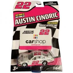 Nascar Authentics Austin Cindric #22 Carshop 2021 Wave 10 1:64 Scale Vehicle