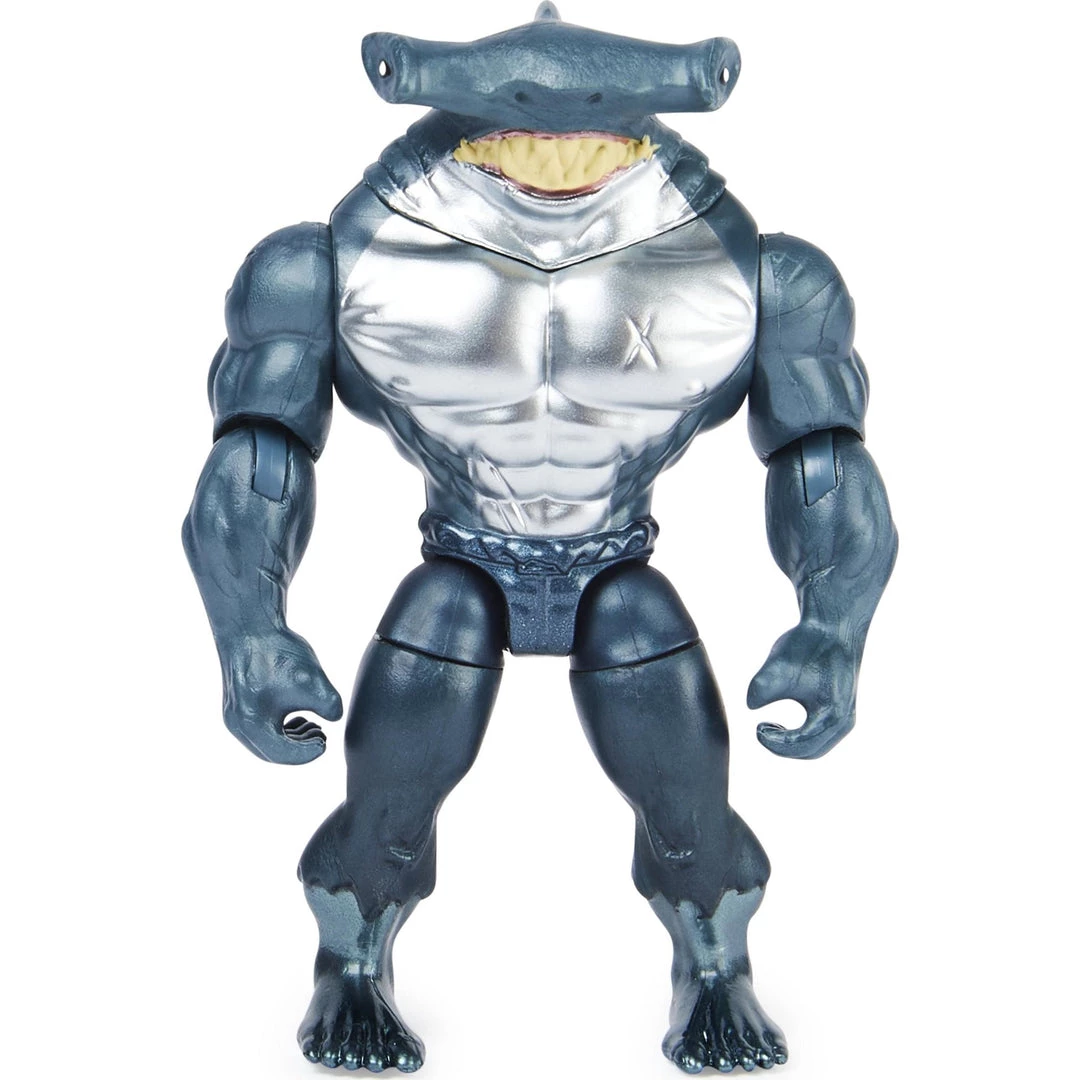 DC Comics DC Batman Metallic King Shark 4-inch Action Figure With 3 Surprise Accessories 3 DC Comics DC Batman Metallic King Shark 4-inch Action Figure With 3 Surprise Accessories