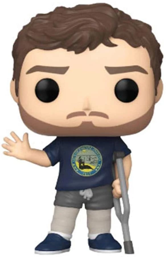 Funko Pop! Television Parks And Recreation Andy With Leg Casts #1155 Exclusive Vinyl Figure 2 Funko Pop! Television Parks And Recreation Andy With Leg Casts #1155 Exclusive Vinyl Figure