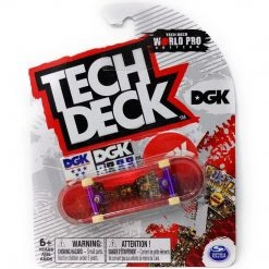 Tech Deck World Pro Edition DGK Skateboards Chaz Ortiz Chalice Red Foil Complete Fingerboard