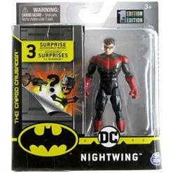 Toy Choo Choo DC Batman 2020 Nightwing Red Variant 4-inch Action Figure By Spin Master