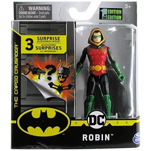Toy Choo Choo DC Batman 2020 Robin With Hood (Damian Wayne) 4-inch Action Figure By Spin Master DC Comics 1 Toy Choo Choo DC Batman 2020 Robin With Hood (Damian Wayne) 4-inch Action Figure By Spin Master DC Comics