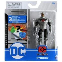 Toy Choo Choo DC Comics DC Heroes Unite 2020 Cyborg 2nd Version 4-inch Action Figure By Spin Master