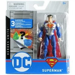 Toy Choo Choo DC Heroes Unite 2020 Superman With Silver Armor 4-inch Action Figure By Spin Master
