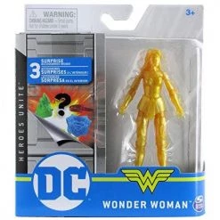 Toy Choo Choo DC Heroes Unite 2020 Wonder Woman (Gold Chase) 4-inch Action Figure By Spin Master