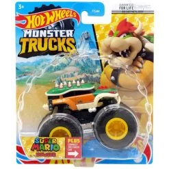 Hot Wheels Monster Trucks Super Mario Bowser 1:64 Scale Truck Mattel