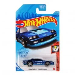 Hot Wheels'85 Chevrolet Camaro Iroc-Z, Muscle Mania 1/10 Blue 1:64 Scale Vehicle Mattel