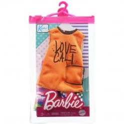 Barbie Fashion Pack Ken Doll Clothes And Accessories - Love Cali Shirt, Board Shorts, Sunglasses