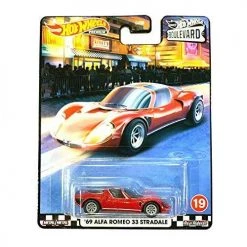 Toy Choo Choo Hot Wheels Boulevard 2020 Premium 1/64 Scale '69 Alfa Romeo 33 Stradale