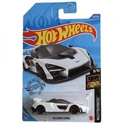Toy Choo Choo Hot Wheels McLaren Senna 233/250 [White], Nightburnerz 9/10