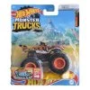 Mattel Hot Wheels Monster Trucks Tiger Shark With Connect And Crash Car 20/75 1:64 Scale Truck