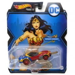 Hot Wheels Character Cars DC Wonder Woman 1:64 Scale Vehicle