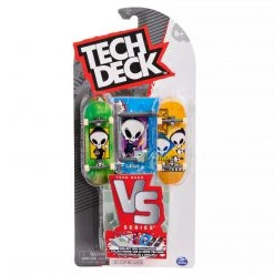 Spin Master Tech Deck VS Series Blind Skateboards Maxham Reaper Box And Yellow Logo Fingerboard 2-Pack, Obstacle And Challenge Card Set