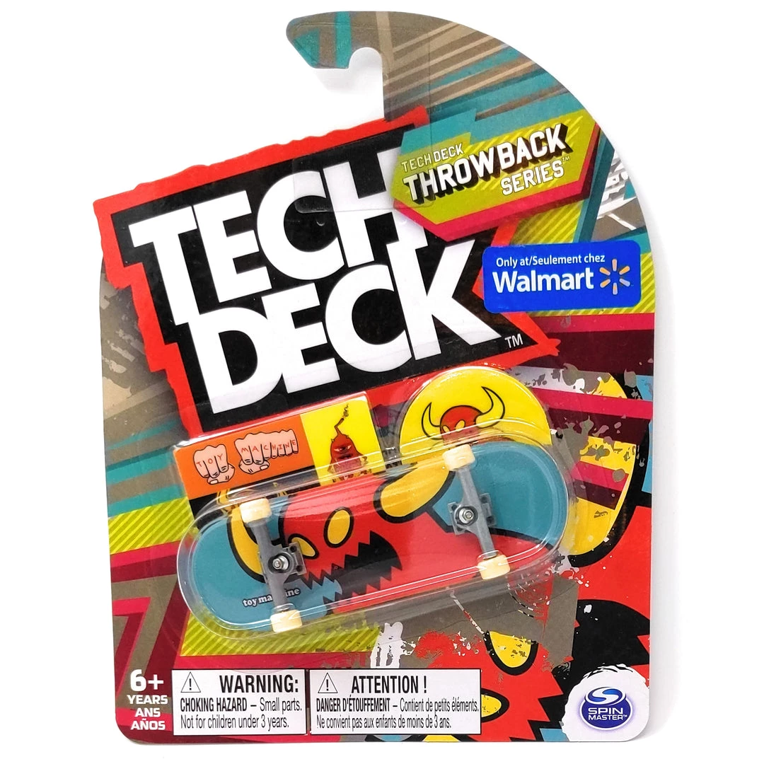 Tech Deck Throwback Series Toy Machine Skateboards Rare Vice Monster Complete Fingerboard - 2021 Walmart Exclusive Spin Master 1 Tech Deck Throwback Series Toy Machine Skateboards Rare Vice Monster Complete Fingerboard - 2021 Walmart Exclusive Spin Master