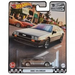 Hot Wheels Premium Boulevard DMC Delorean 1:64 Scale Vehicle Mattel
