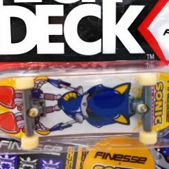 Tech Deck Finesse Skateboards Ultra Rare 2021 Series Metal Sonic Complete Fingerboard 5 Tech Deck Finesse Skateboards Ultra Rare 2021 Series Metal Sonic Complete Fingerboard
