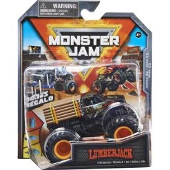 Monster Jam Lumberjack Monster Truck 1:64 Scale Arena Favorites Series 22 Spin Master