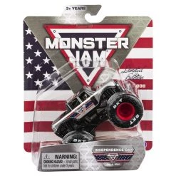 Spin Master Monster Jam July 4th 2021 Independence Day Stunt Truck Limited Edition 1 Of 5000 - 1:64 Scale