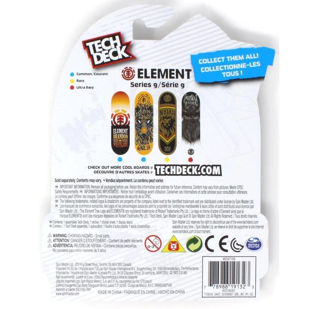 Element Skateboards Greyson Fletcher Skull White / Black Fingerboard Tech Deck Ultra Rare Series 9 2 Element Skateboards Greyson Fletcher Skull White / Black Fingerboard Tech Deck Ultra Rare Series 9