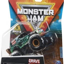 Monster Jam Grave Digger Monster Truck 1:64 Scale Black Retro Rebels Series 20