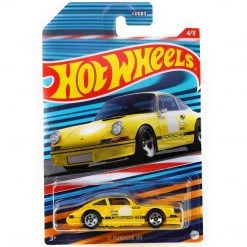 Hot Wheels '71 Porsche 911, 4/5 Yellow 1:64 Scale Vehicle Mattel