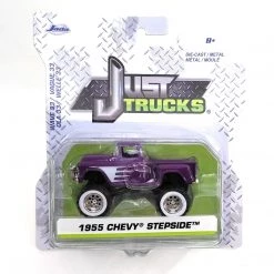Jada Just Trucks 1955 Chevy Stepside Purple 1:64 Scale Vehicle Wave 33