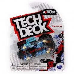 Spin Master Tech Deck World Pro Edition Diamond Supply Co OG Script Red Diamonds Complete Fingerboard