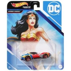 Hot Wheels Character Cars DC Wonder Woman 1:64 Scale Vehicle