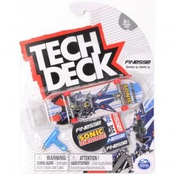 Finesse Skateboards Neo Metal Sonic The Hedgehog Fingerboard Tech Deck Series 13