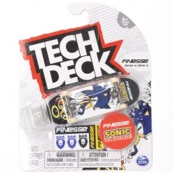 Finesse Skateboards Sonic The Hedgehog Fingerboard Tech Deck Series 12 Ultra Rare Spin Master