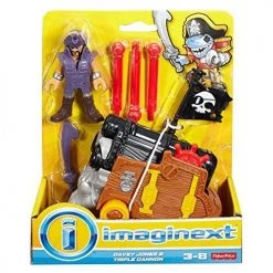 Toy Choo Choo Fisher-Price Imaginext Davey Jones & Triple Cannon