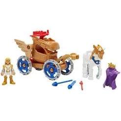 Toy Choo Choo Fisher-Price Imaginext DC Super Friends, Wonder Woman Hippolyta & Battle Chariot