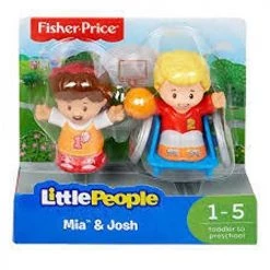 Toy Choo Choo Fisher-Price Little People Josh & Mia Figures
