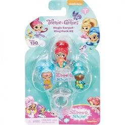 Toy Choo Choo Fisher-Price Nickelodeon Shimmer & Shine, Teenie Genies, Magic Carpet Ring Pack #1 Playset