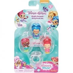 Toy Choo Choo Fisher-Price Nickelodeon Shimmer & Shine, Teenie Genies, Magic Carpet Ring Pack #1 Playset