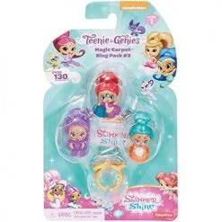 Toy Choo Choo Fisher-Price Nickelodeon Shimmer & Shine, Teenie Genies, Magic Carpet Ring Pack #1 Playset