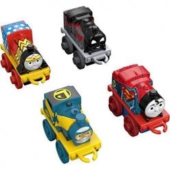 Toy Choo Choo DC Comics Fisher-Price Thomas & Friends MINIS, DC Super Friends #3 (4-Pack)