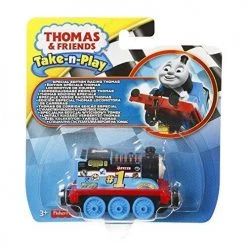Toy Choo Choo Fisher-Price Thomas & Friends Take-n-Play, Special Edition Racing Thomas