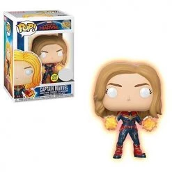 Toy Choo Choo Funko Pop 432 Captain Marvel Glow In The Dark Exclusive Vinyl Bobblehead Figure
