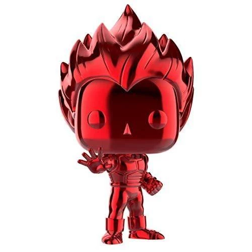 Toy Choo Choo Funko POP! Animation: Dragon Ball Z - Super Saiyan Vegeta (Red Chrome) #154 - 2019 SDCC Shared Exclusive 1 Toy Choo Choo Funko POP! Animation: Dragon Ball Z - Super Saiyan Vegeta (Red Chrome) #154 - 2019 SDCC Shared Exclusive