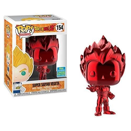Toy Choo Choo Funko POP! Animation: Dragon Ball Z - Super Saiyan Vegeta (Red Chrome) #154 - 2019 SDCC Shared Exclusive 4 Toy Choo Choo Funko POP! Animation: Dragon Ball Z - Super Saiyan Vegeta (Red Chrome) #154 - 2019 SDCC Shared Exclusive