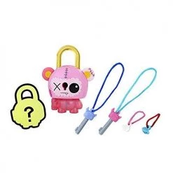Toy Choo Choo Hasbro Lock Stars Pink Bear